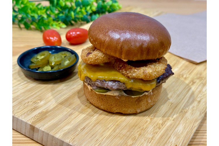 Spicy jalapeno burger