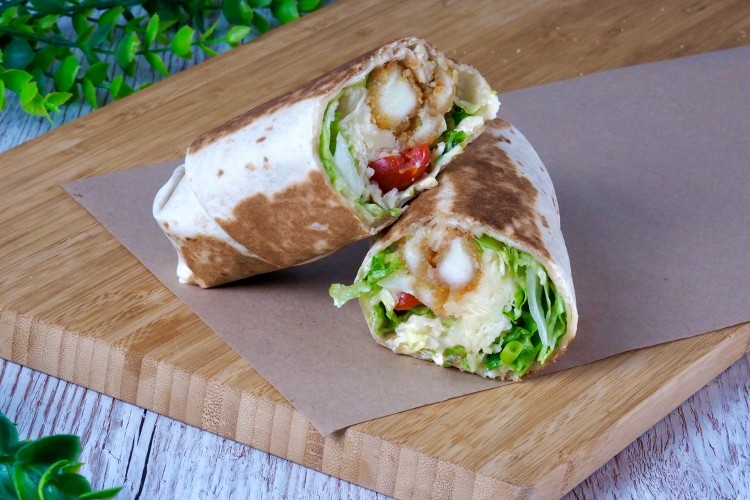 Vega Crispy wrap mozzarella rúddal